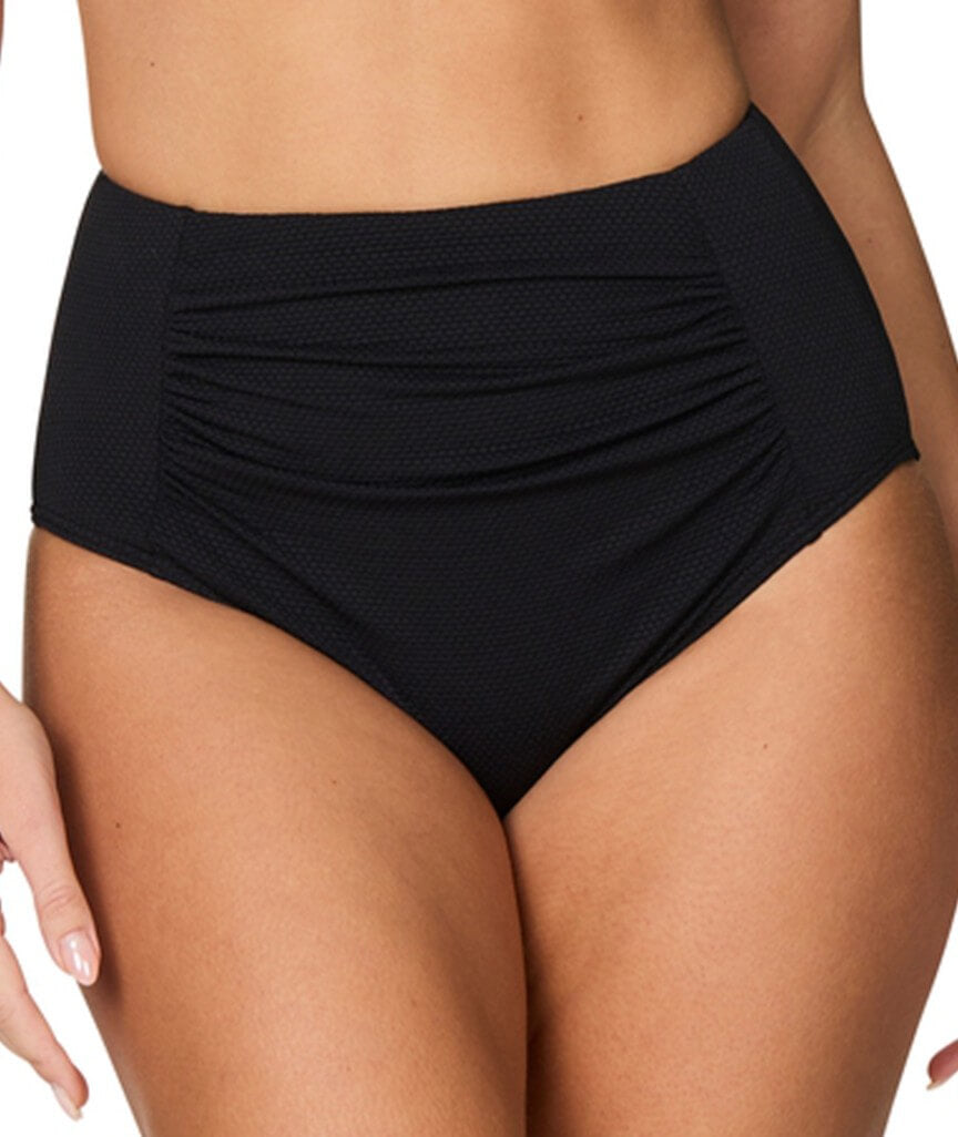 Nip Tuck Must Haves Bette High Waist Low Leg Bikini Pant- Black